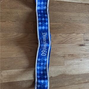 Disneyland 60th Anniversary Blue Lanyard